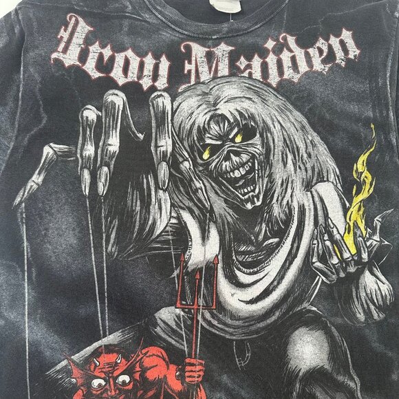 Iron Maiden The Number Of The Beast AOP Band Tee L - Picture 3 of 6